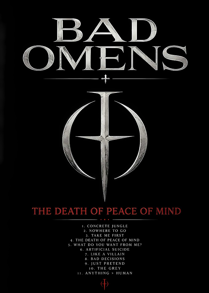 Bad Omens The Death of Peace of Mind Album Poster
