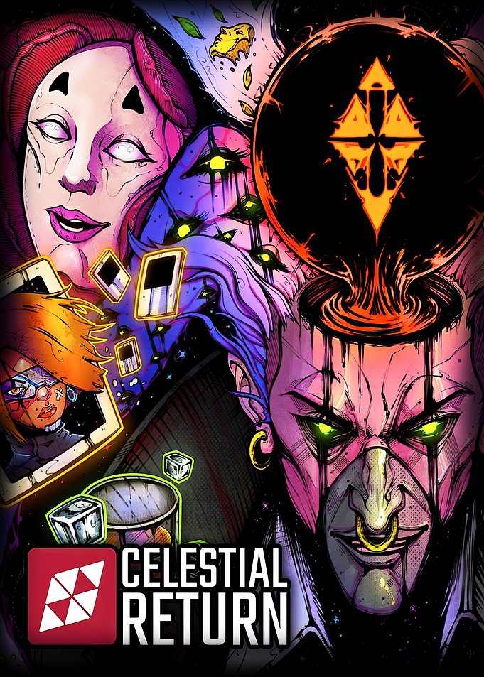 Celestial Return Surreal Comic Art
