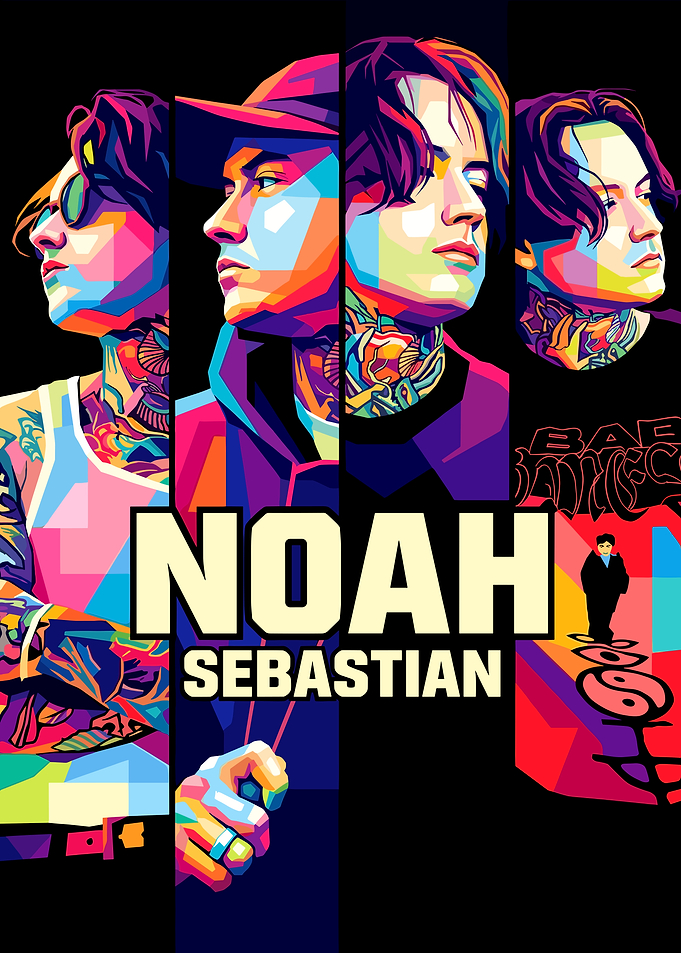 Noah Sebastian Pop Art Portrait
