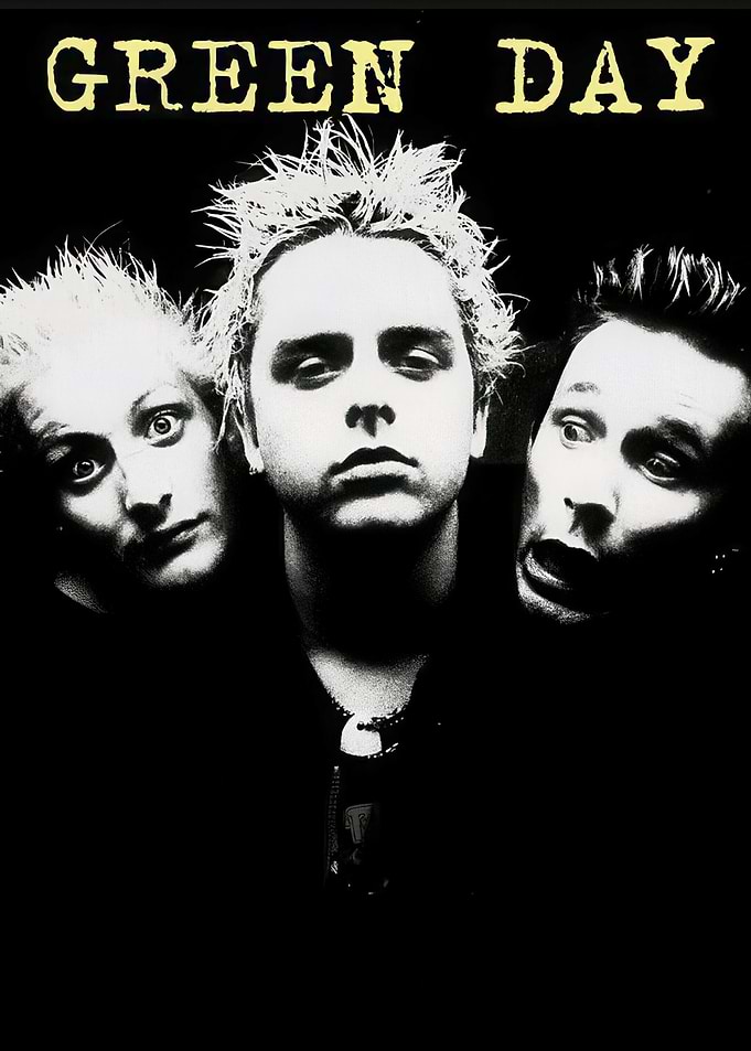 Green Day Band Portrait Poster