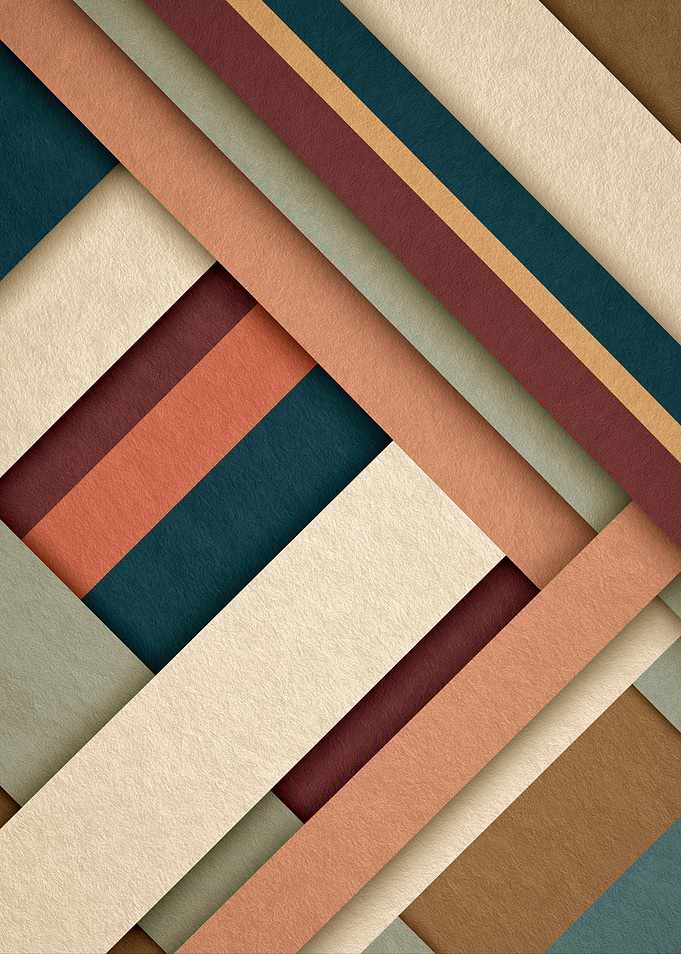 Abstract Geometric Paper Layered Background