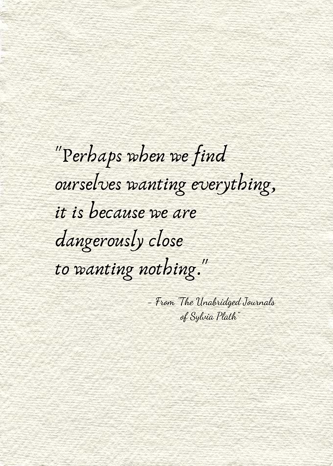 Sylvia Plath Quote Wall Art