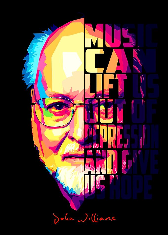 John Williams Pop Art Portrait