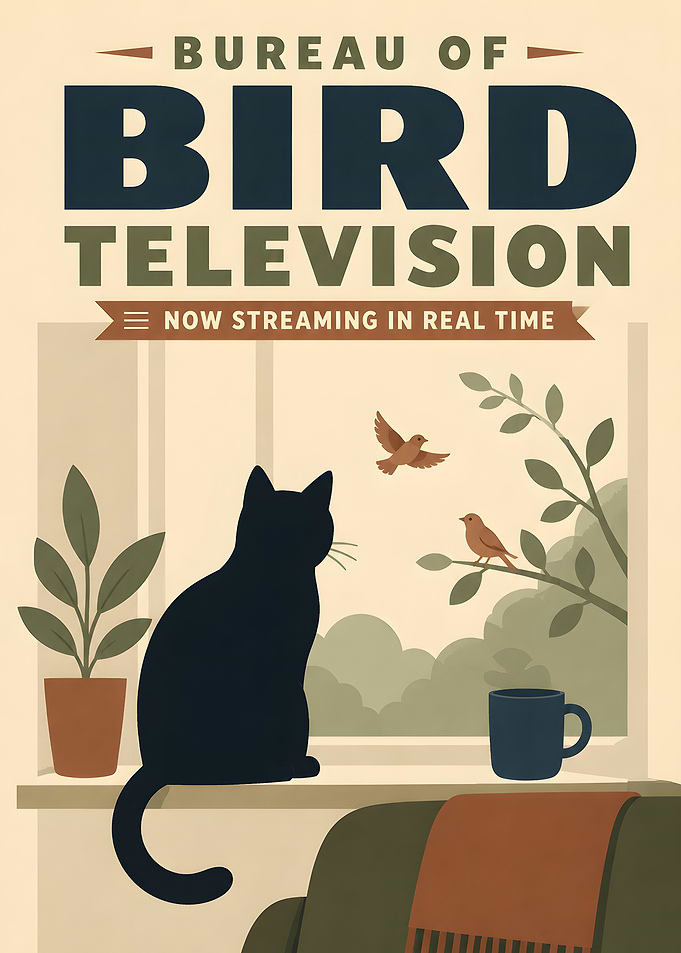 Bureau of Bird Television Poster