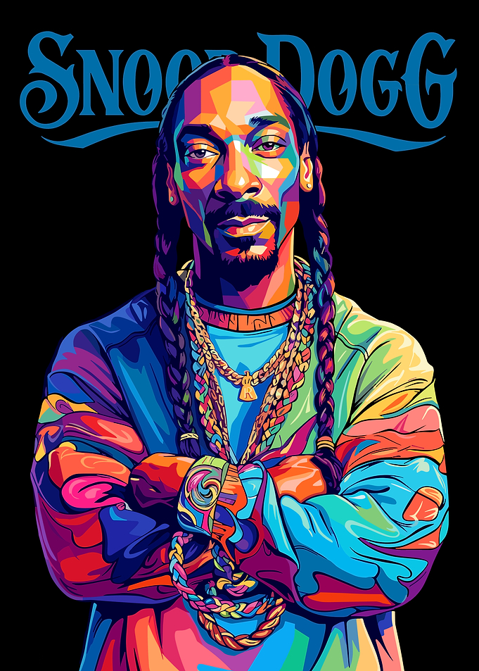 Snoop Dogg Pop Art Portrait