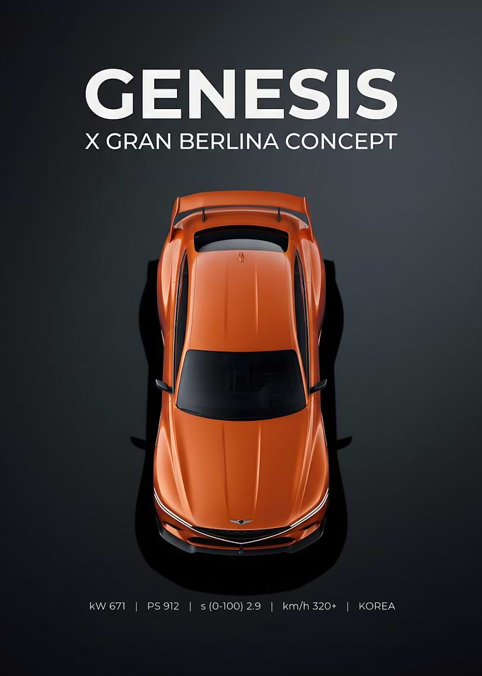 Genesis X Gran Berlina Concept Poster