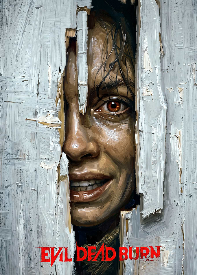 Evil Dead Burn Horror Movie Poster