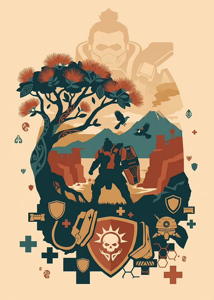Apex Legends Gibraltar Character Poster