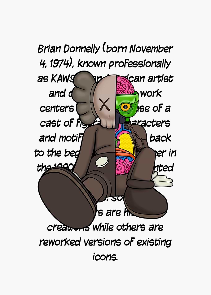 KAWS Flayed Companion Art Print