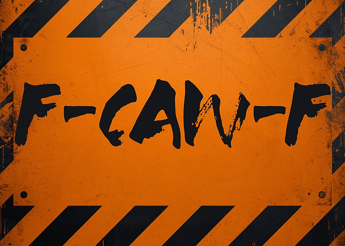 Industrial Warning Sign f caw f