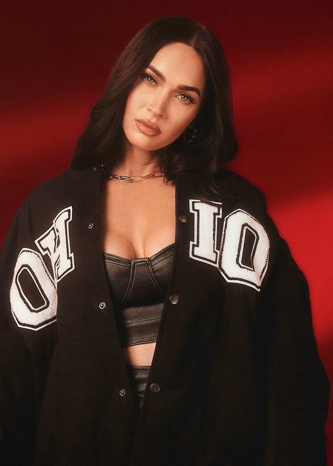 Megan Fox in Varsity Jacket