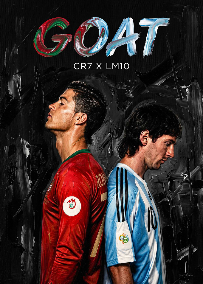 Cristiano Ronaldo and Lionel Messi GOAT