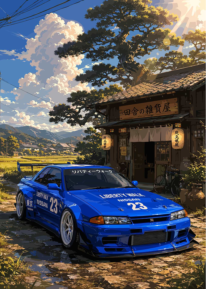 Liberty Walk Nissan Skyline R32 GT-R