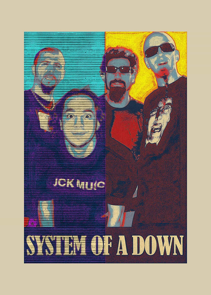System of a Down Band Poster