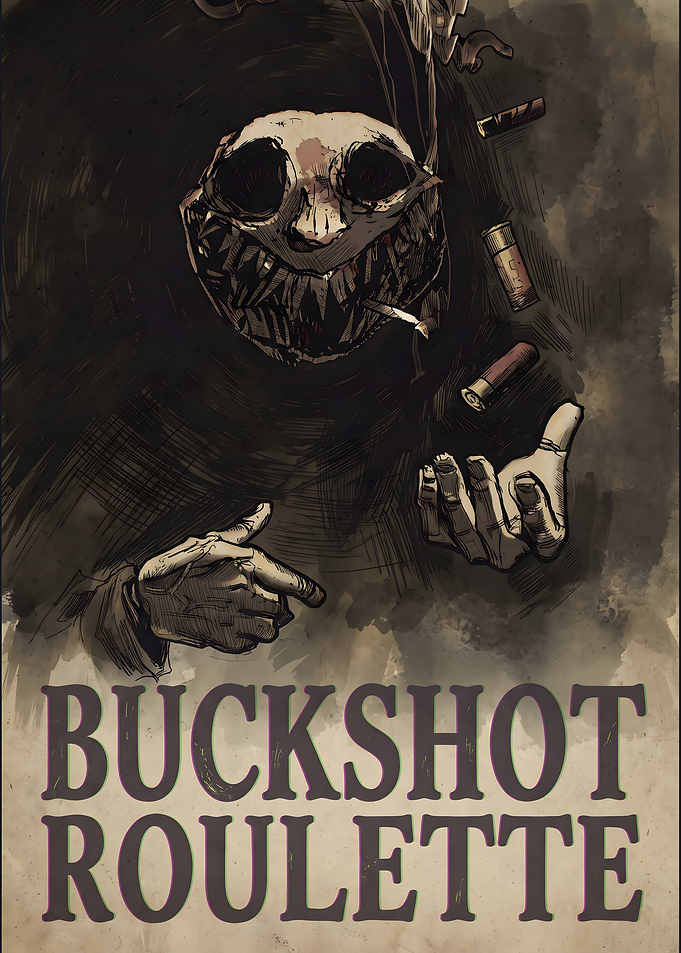 Buckshot Roulette Game Poster