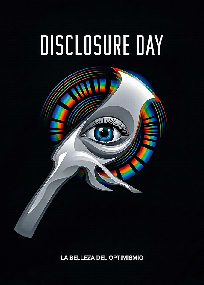Disclosure Day Abstract Eye Poster