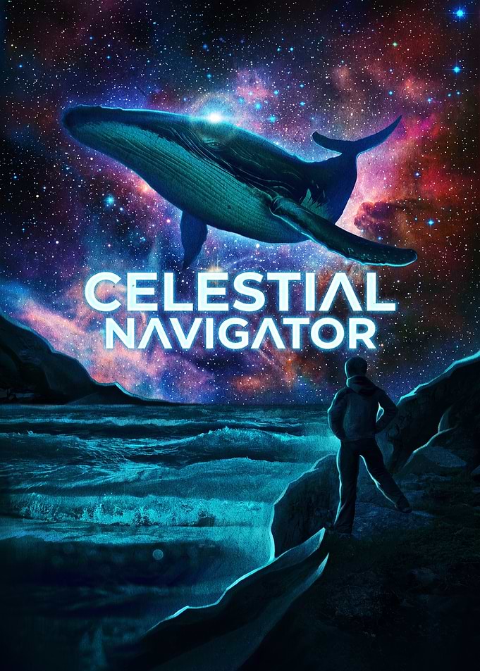Celestial Navigator Space Whale Poster
