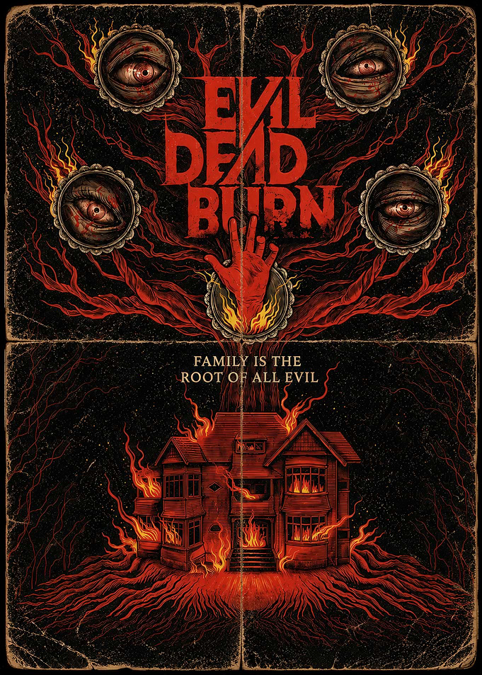 Evil Dead Burn Horror Movie Poster