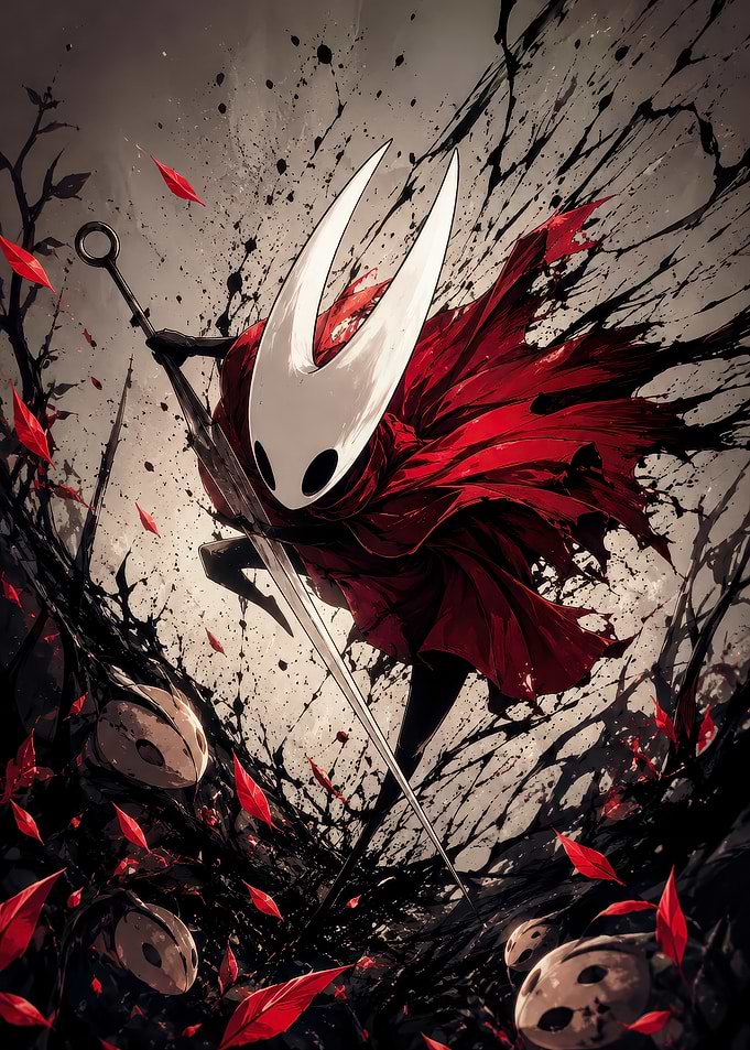 Hornet from Hollow Knight Action Art