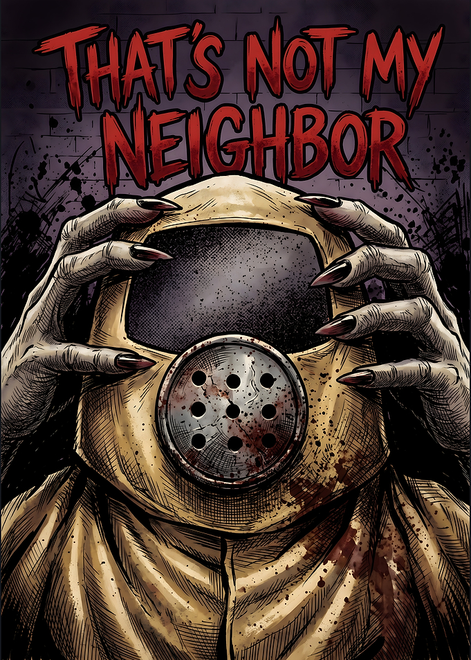 That's Not My Neighbor Horror Poster