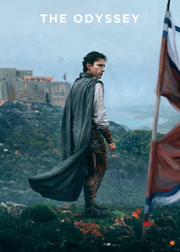 The Odyssey Tom Holland Movie Poster