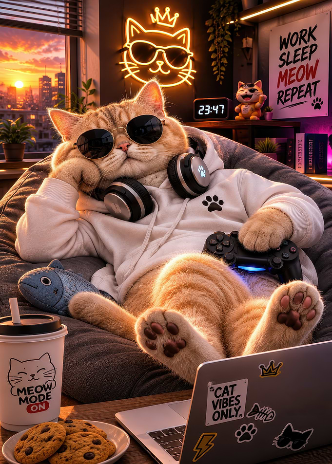 Gamer Cat