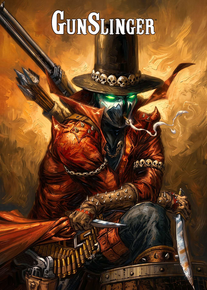 Gunslinger Spawn Comic Book Cover Art