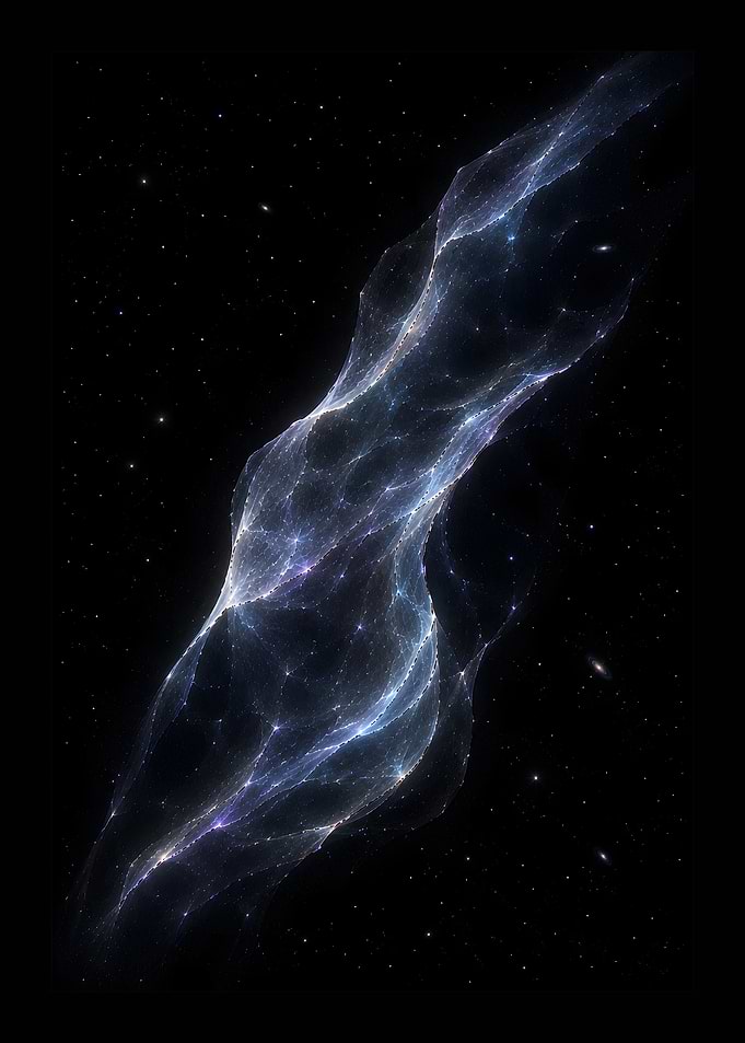 Ethereal Cosmic Luminous Stream