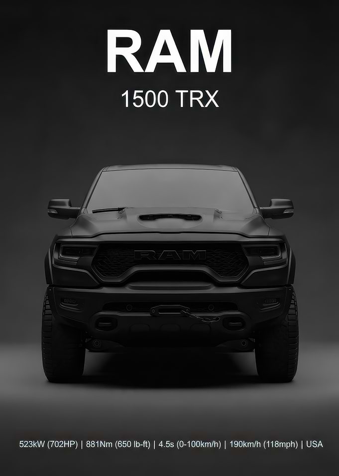RAM 1500 TRX Black Edition