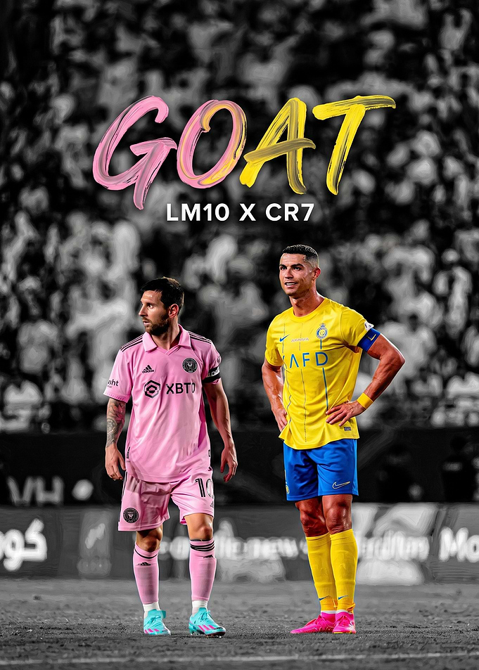 Lionel Messi and Cristiano Ronaldo GOAT