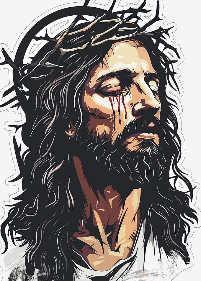 Jesus Christ with Crown of Thorns