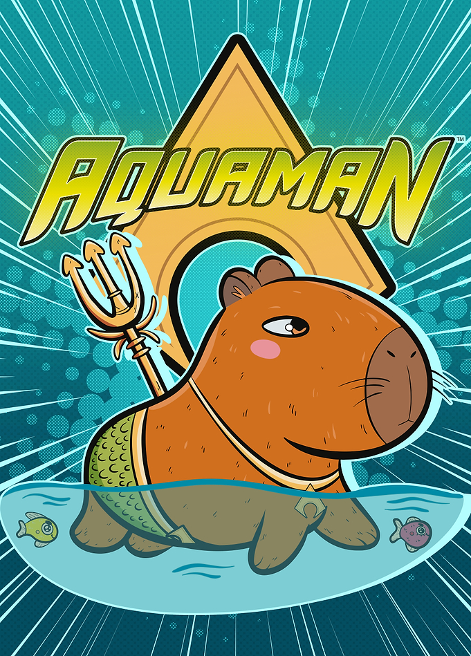 Capybara King of Atlantis