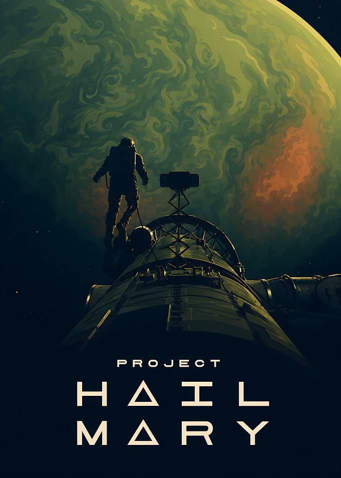 Project Hail Mary Space Poster