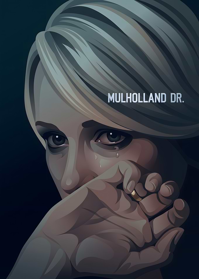 Mulholland Drive Minimalist Movie Poster