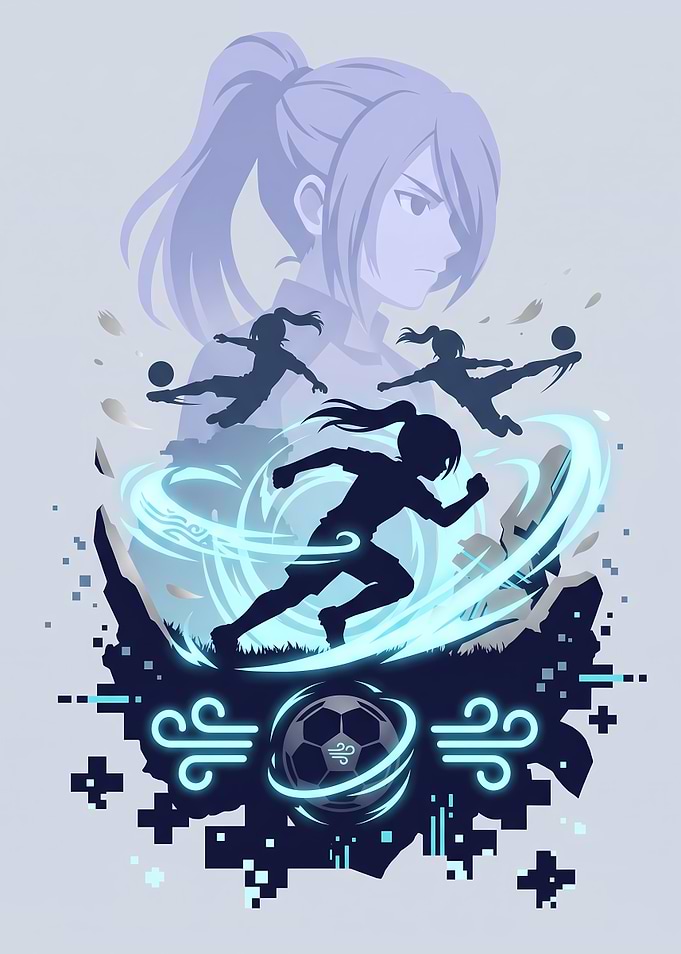 Inazuma Eleven Wind Soccer Art