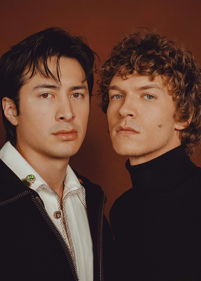 Connor Storrie and Hudson Williams