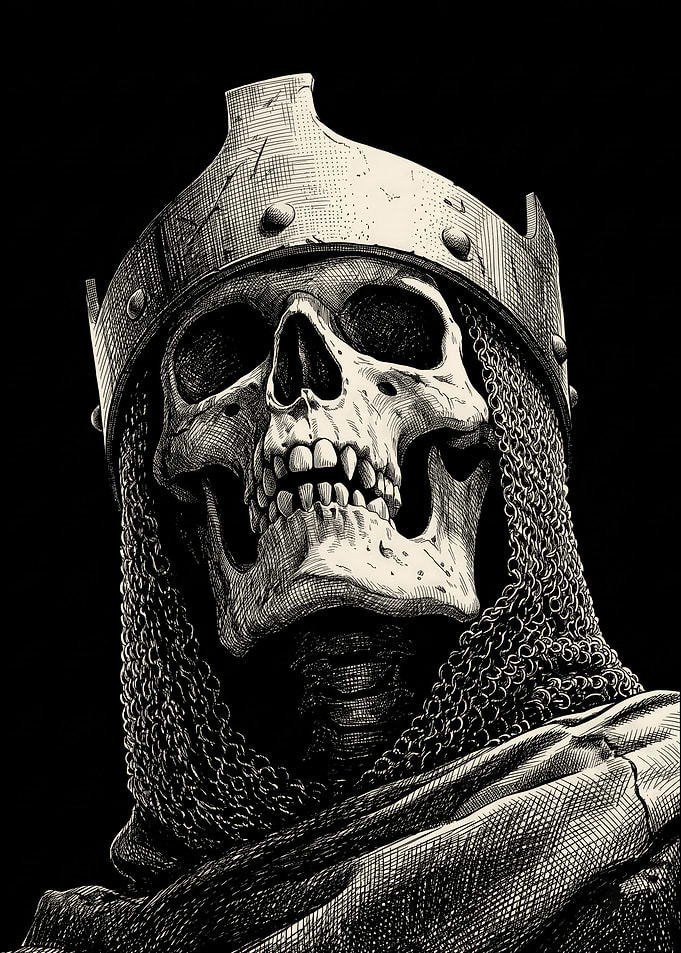 Undead King in Chainmail Armor