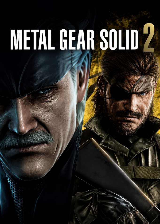 Metal Gear Solid 2 Game Poster