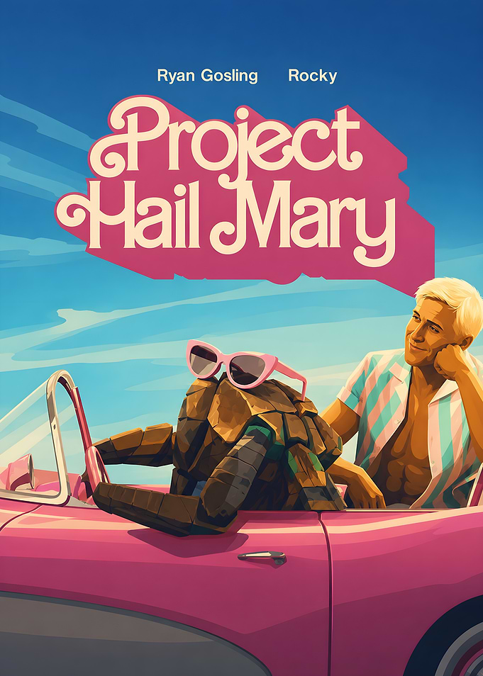 Project Hail Mary Movie Poster Art