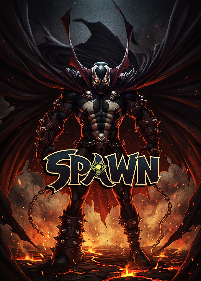 Spawn Comic Book Character Poster