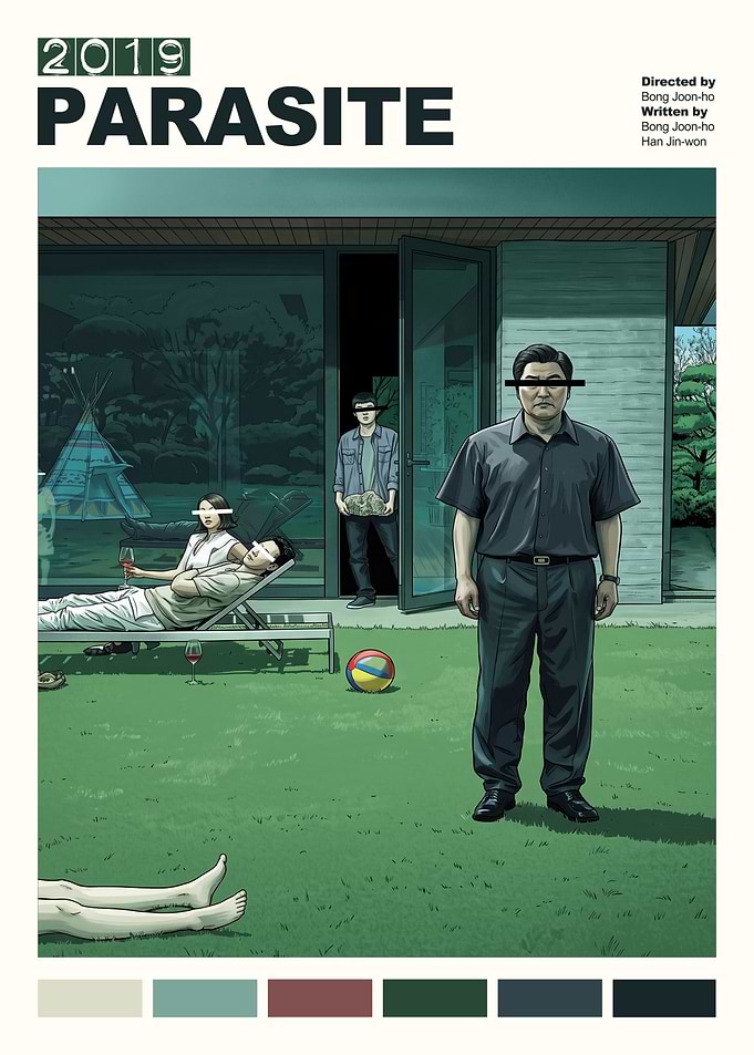 Parasite (2019) — Minimalist Movie Poster