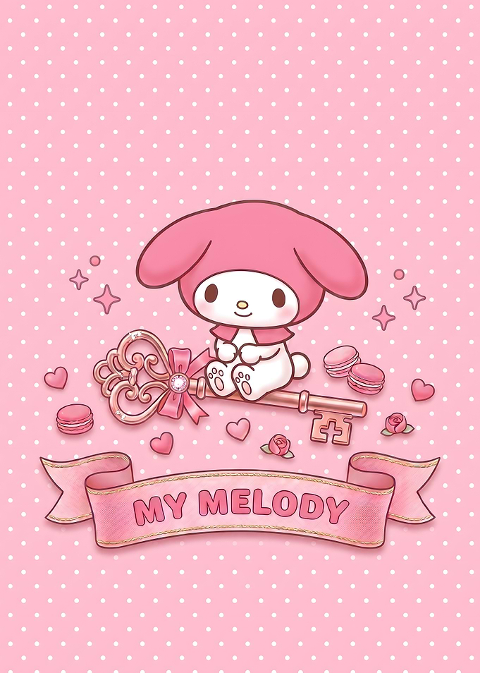 My Melody Sitting on a Key