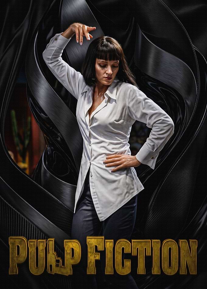 Pulp Fiction Mia Wallace Poster
