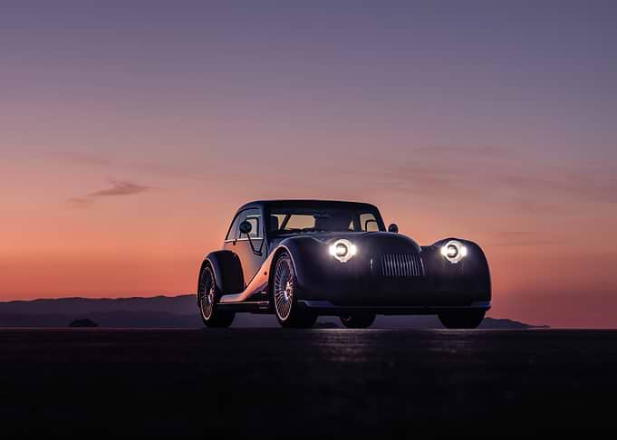 Morgan Motor Car at Sunset
