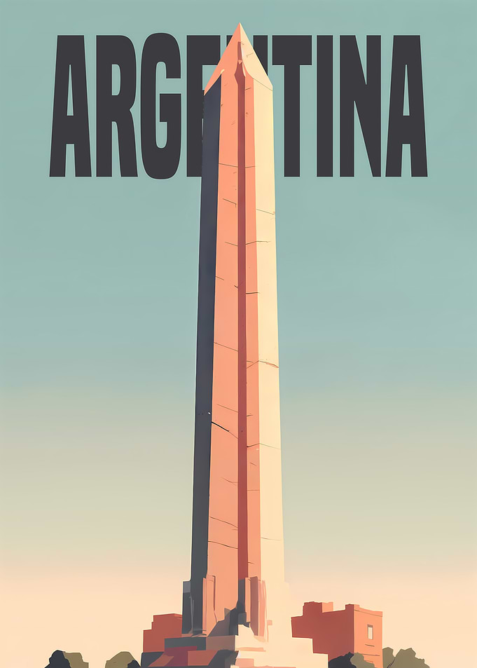 Minimal Buenos Aires Obelisk