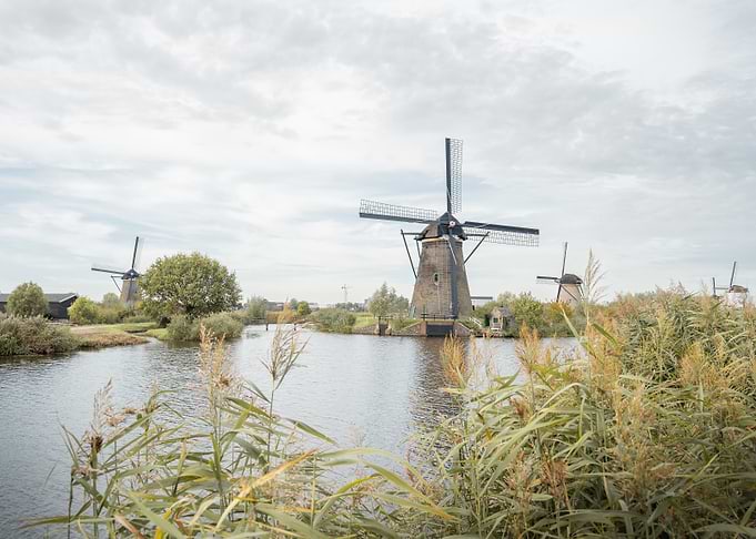 Dutch Windmills at Kinderdijk
