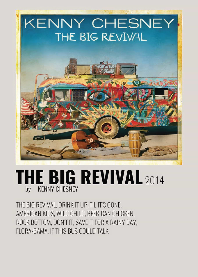 Kenny Chesney The Big Revival Poster