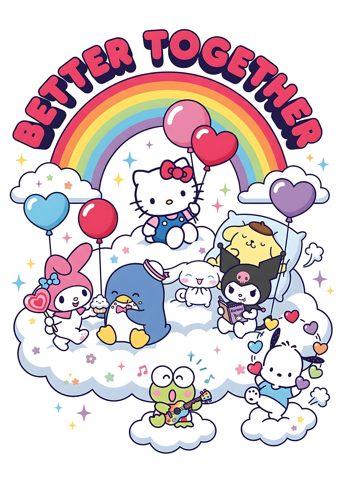 Sanrio Friends Better Together Illustration