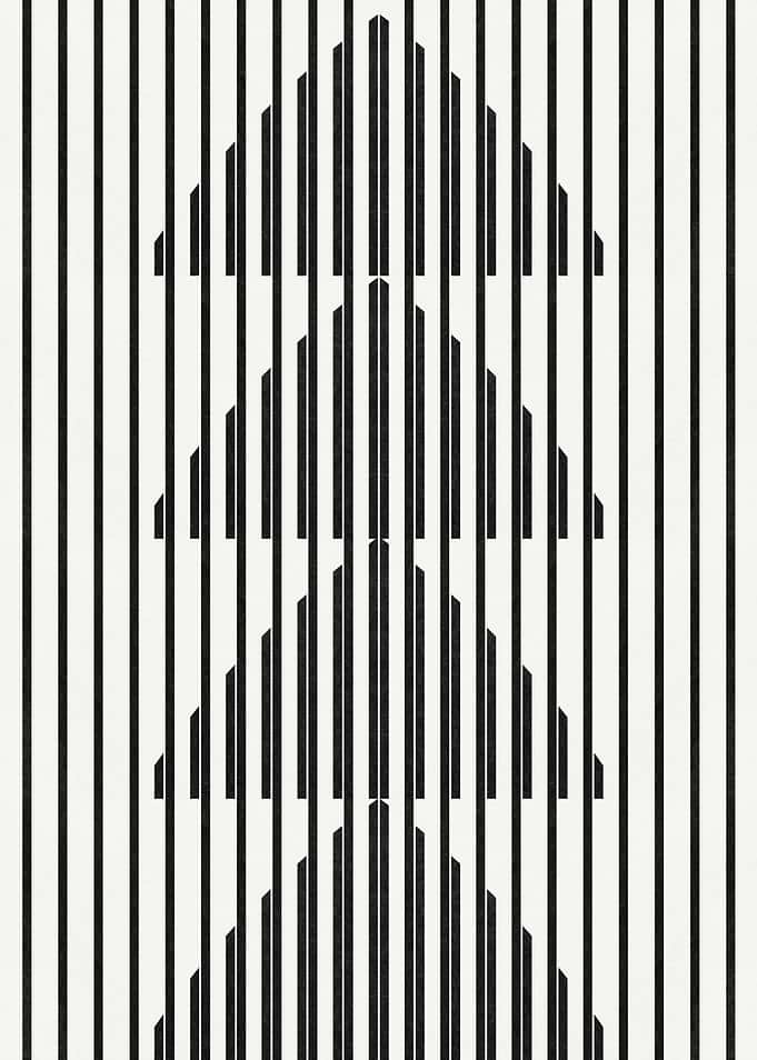 Minimalist Geometric Vertical Stripe Pattern