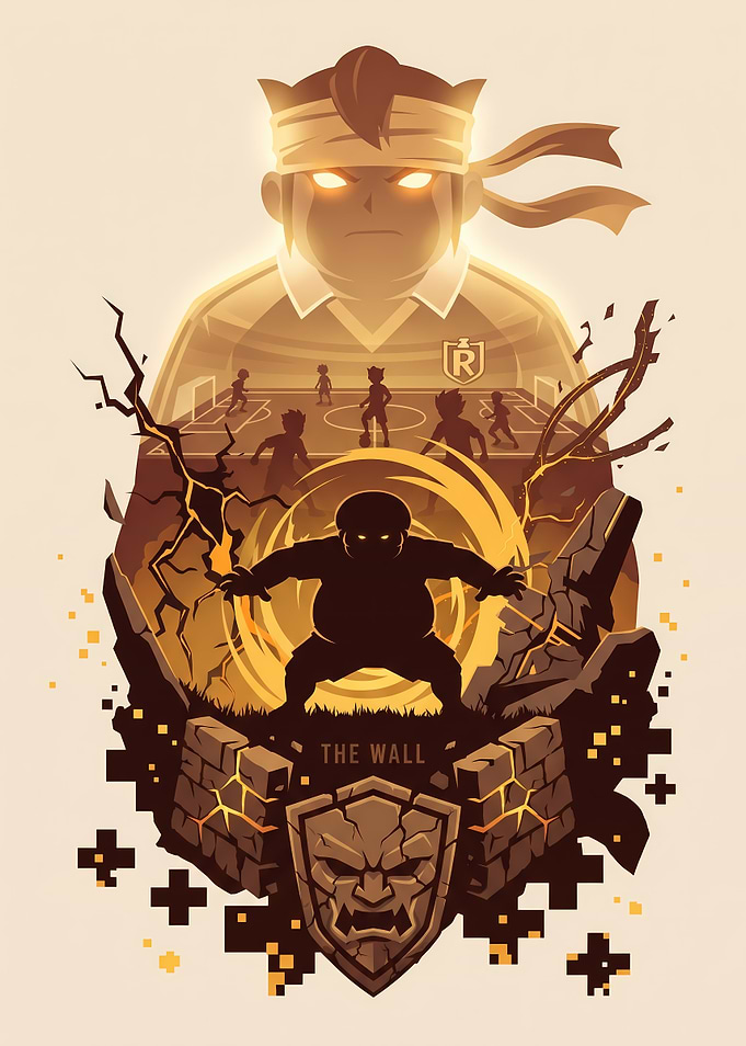 Inazuma Eleven The Wall Poster